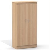 Nexera Wall Street 5 Shelf Storage Cabinet in Natural Maple