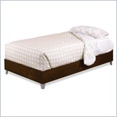 Nexera Topolino Modern Platform Bed in Truffle Finish