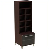 Nexera Brooklyn Satellite Storage Unit in Rich Dark Espresso