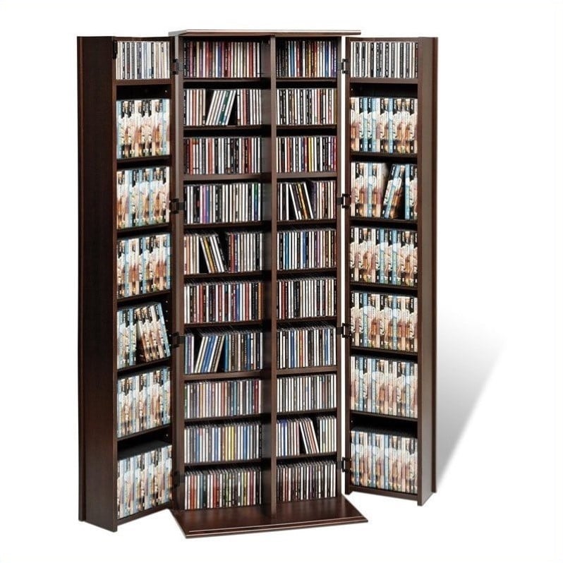 DVD Storage Cabinet with Doors