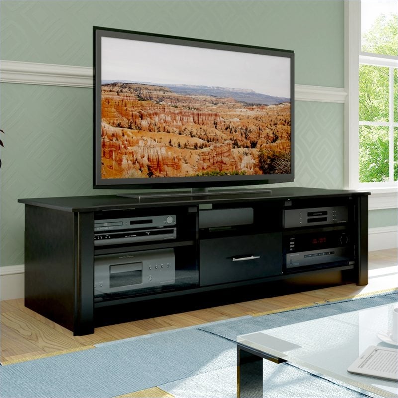 Sonax Bromley Versatile Storage TV Stand for 4868 Inch TVs in Black