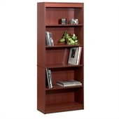 Bestar 5 Shelf Bookcase in Bordeaux