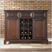 Crosley Furniture Newport Buffet Server / Sideboard Cabinet in Vintage Mahogany