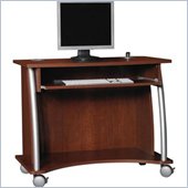 Ameriwood Wood Computer Cart in Cherry
