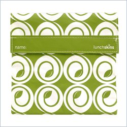  LunchSkins Resuable Sandwich Bag in Bud Green” width=