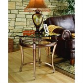 Hammary Suffolk Bay Lamp Table in Antiquity