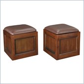 Hammary Kanson Storage Ottomans in Prairie (Set of 2)