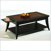 Hammary Lockwood Rectangular Cocktail Table in Black Coffee