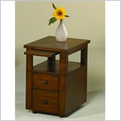 Hammary Nuance Chairside Table in Cherry