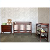 Baby Mod Ava Complete 5-Piece Nursery Set in Cherry