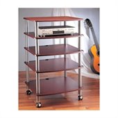 VTI AR405 5 Shelf Audio Rack with Casters