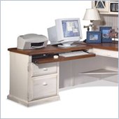 Kathy Ireland Home by Martin Furniture Southampton Left Hand Facing Keyboard Return for 68