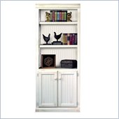 Kathy Ireland Home by Martin Furniture Southampton 5 Shelf Wood Bookcase in Oyster