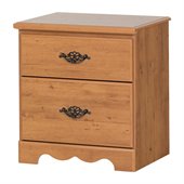 South Shore Prairie Two Drawer Nightstand