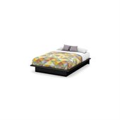 South Shore Cosmos Black Modern Platform Bed