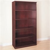 Mayline Bookcase with 5 Open and Adjustable Shelves