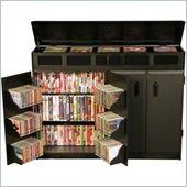 Venture Horizon Top Load CD DVD Media Storage Cabinet, Available in Multiple Finishes