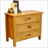 Venture Horizon Nouvelle 3 Drawer Chest in Pine Finish