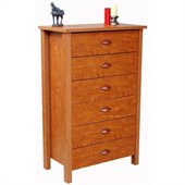 Venture Horizon Nouvelle 6 Drawer Chest in Cherry Finish