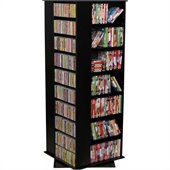 Venture Horizon Large CD/DVD Revolving Media Tower, Available in Multiple Finishes