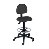Safco Trenton Extended Height Drafting Chair in Black