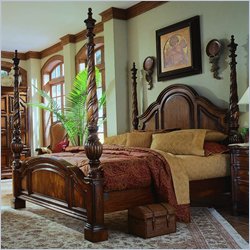 Pulaski Casa Cristina Poster Bed in La Habana Finish