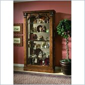 Pulaski Pepper Oak Curio Cabinet