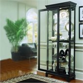 Pulaski Oxford Black Curio Cabinet