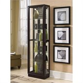 Pulaski Chocolate Cherry II 21 Inch Wide Curio Cabinet
