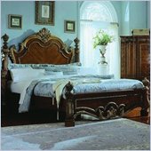 Pulaski Royale Low Poster Bed 2 Piece Bedroom Set