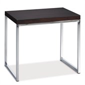 Avenue Six Wallstreet End Table in Espresso