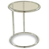 Avenue Six Yield Glass Circle Table