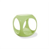 Avenue Six Slick Cube Modern Occasional Table in Green 