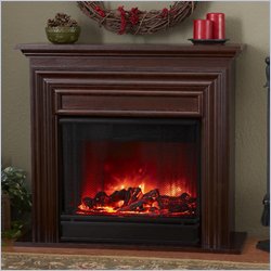 Real Flame Petite Visionary Mahogany Electric Fireplace