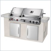 Napoleon Grills Prestige II Gemini 750 Series Built In 49 Inch Infrared Grill in Stainless Steel