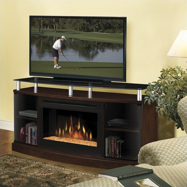 Dimplex Brookings TV Stand with Electric Fireplace | eBay