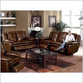 Catnapper Sonoma 3 Piece Reclining Leather Sofa Set