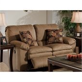 Catnapper Impulse Reclining Loveseat in Café and Espresso