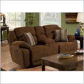 Catnapper Bradshaw Reclining Console Sofa in Espresso