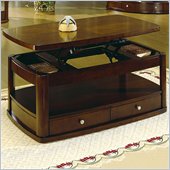 Homelegance Cherry Lift Top Rectangle Coffee Table