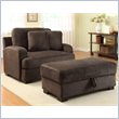 Club Chairs with Ottomans