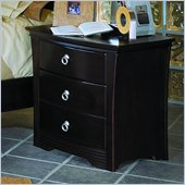 Homelegance Syracuse Nightstand in Merlot
