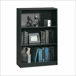Sauder 3 shelf bookcase in black