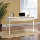 Harbor View Collection Wood Writing Desk in Antique White