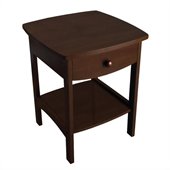 Winsome Basics End Table / Nightstand in Walnut