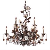 ELK Lighting Cristallo Fiore 9 Light Chandelier
