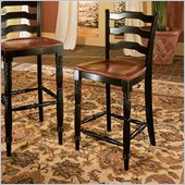 Hooker Furniture Indigo Creek Counter Height Stool in Rub-Through Black