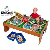 KidKraft Ride Around Town Train Set with Table