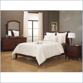 Modus Santa Barbara Low Profile Sleigh Bed 2 Piece Bedroom Set