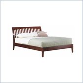 Modus Newport Platform Bed with Two Drawer Nightstand 2 Piece Bedroom Set